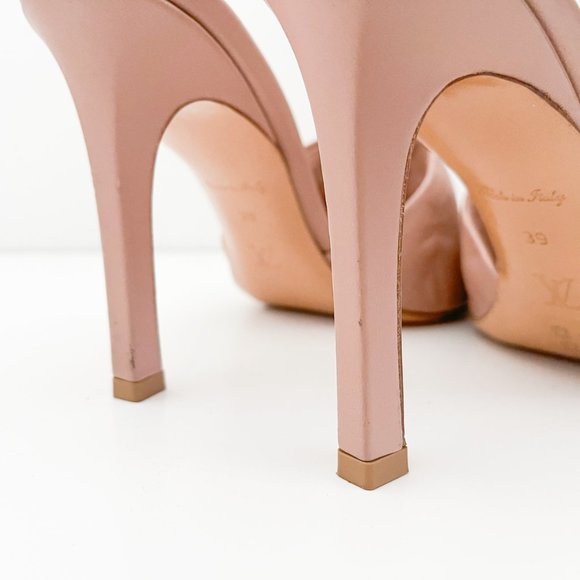 Louis Vuitton Revival Mule Monogram Heel Padded Heels Sandals Natural Nude Beige - Picture 11 of 16